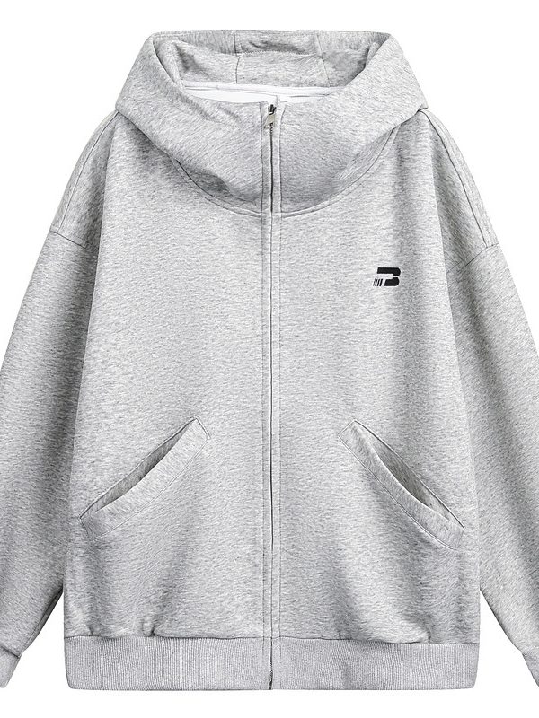 Retro Sports Embroidered Hoodie Men And Women