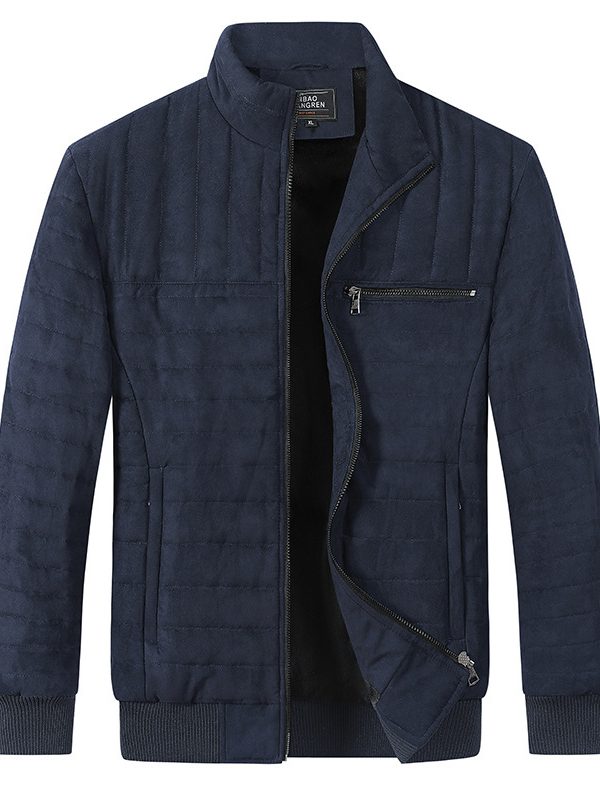 Men's Cotton-padded Jacket Stand-up Collar Thermal
