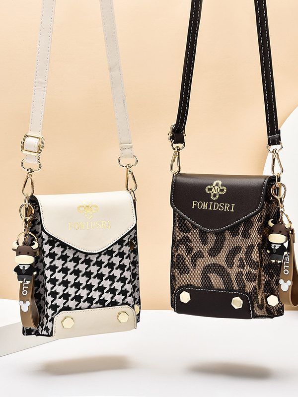 حقيبة كتف واحدة ذات نسيج محكم بارتفاع حقيبة الهاتف المحمول