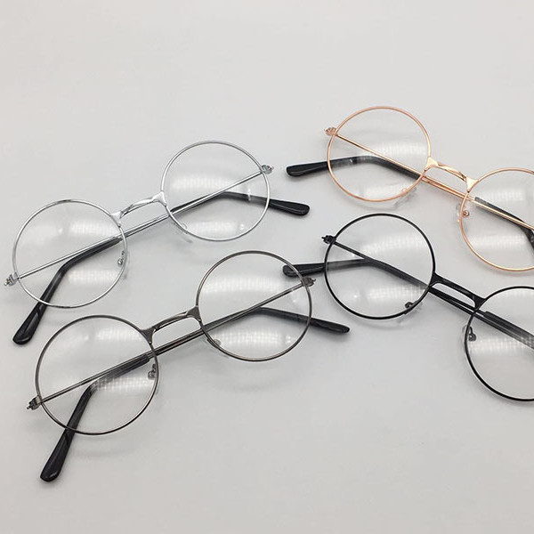 Individual Retro Metal Round Frame Glasses