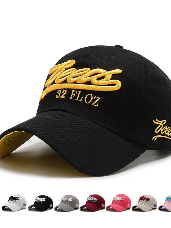 Women's Fashion Outdoor Casual Three-dimensional Embroidered Hat