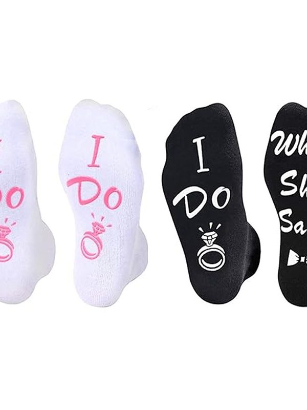 Cotton Couple Ring Mid-calf Socks