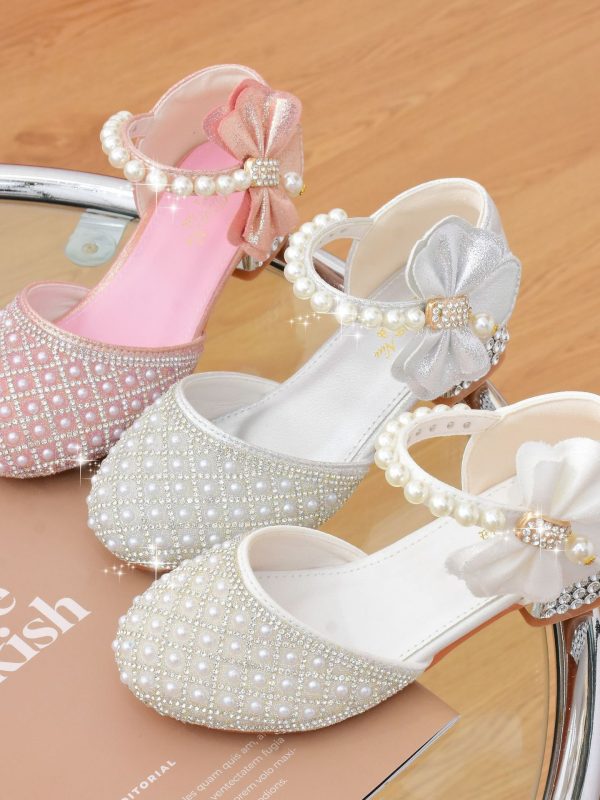 Girls' Princess High Heels Piano Catwalk Show Sandals