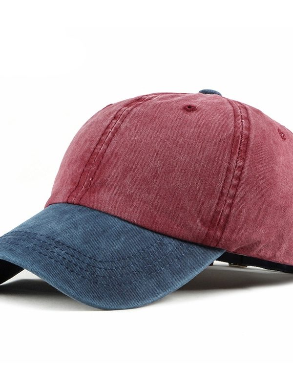 Fashion Light Board Stitching Baseball Cap Men And Women Casual