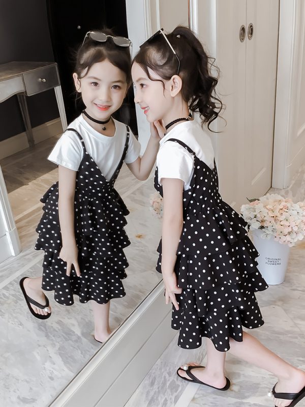 فستان صيفي للبنات فستان تنورة للأطفال