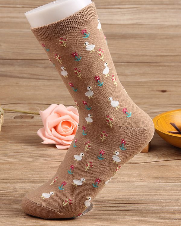 شخصية مشهورة جوارب قطنية كورية