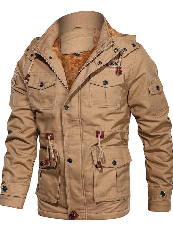 Mountainskin Men's Winter Fleece Jackets Warm Hooded Coat Thermal Thick Outerwear Male Military Jacket Mens Brand Clothing