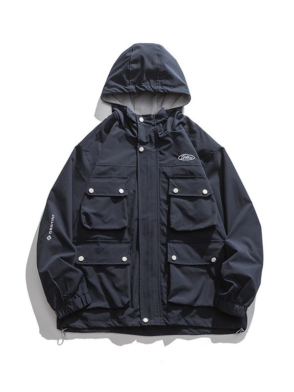 Japanese Tooling Style Three-dimensional Patch Pocket Embroidery