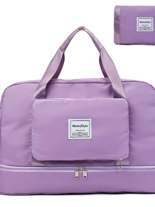 Foldable Travel Duffel Bags Sports Gym Tote Bag Women