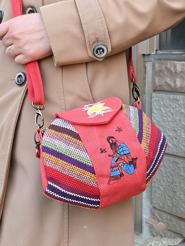 National Style Handbag Fashion Canvas Printing