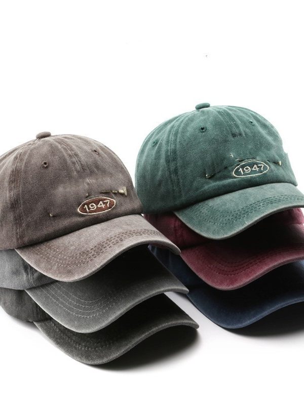 Vintage Washed Denim Baseball Cap