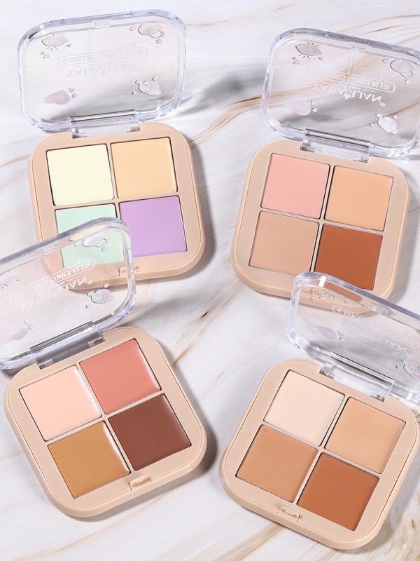 لوحة كونسيلر للمكياج مقاومة للماء والعرق بأربعة ألوان