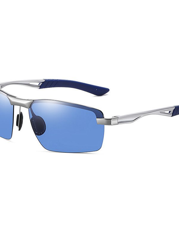 نظارات شمسية رجالية جديدة بأرجل من الألومنيوم والمغنيسيوم