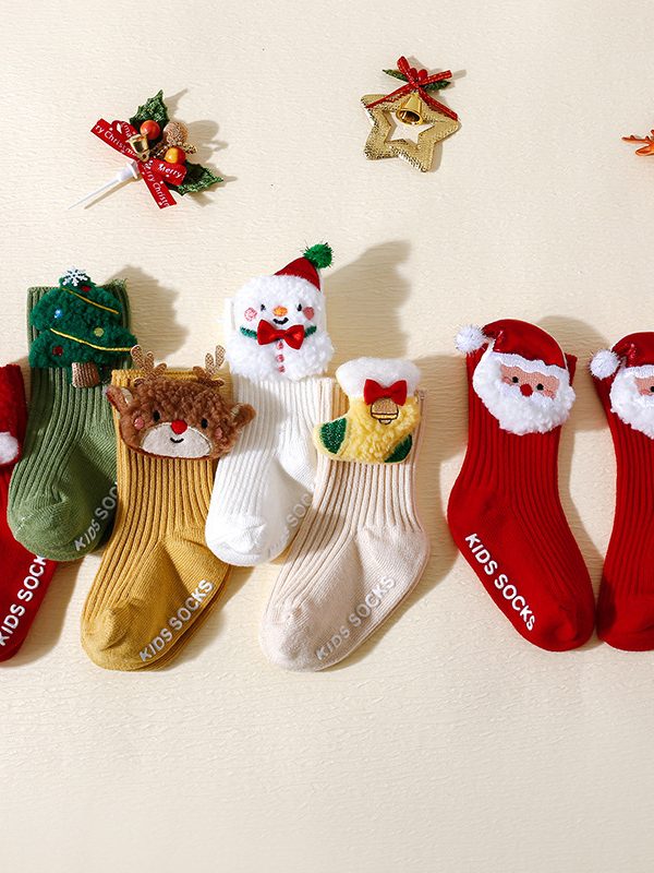 Non-slip Floor Socks Cartoon Children's Mid-calf Socks Baby's Socks