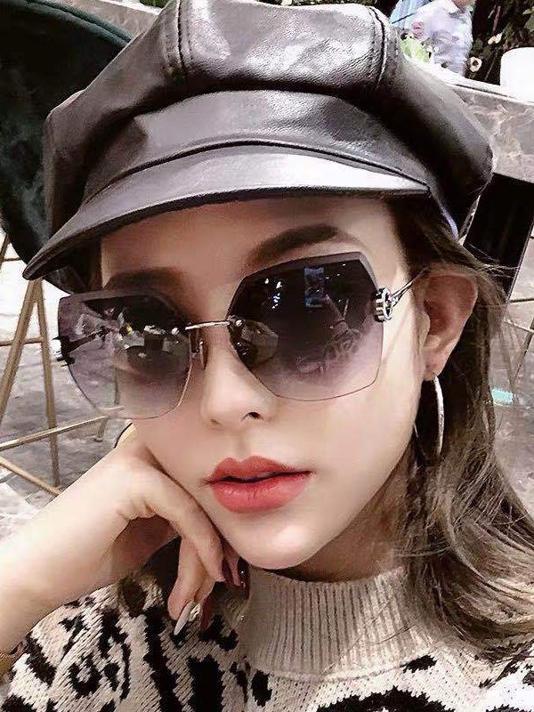 Street clap glasses sun shade sunglasses