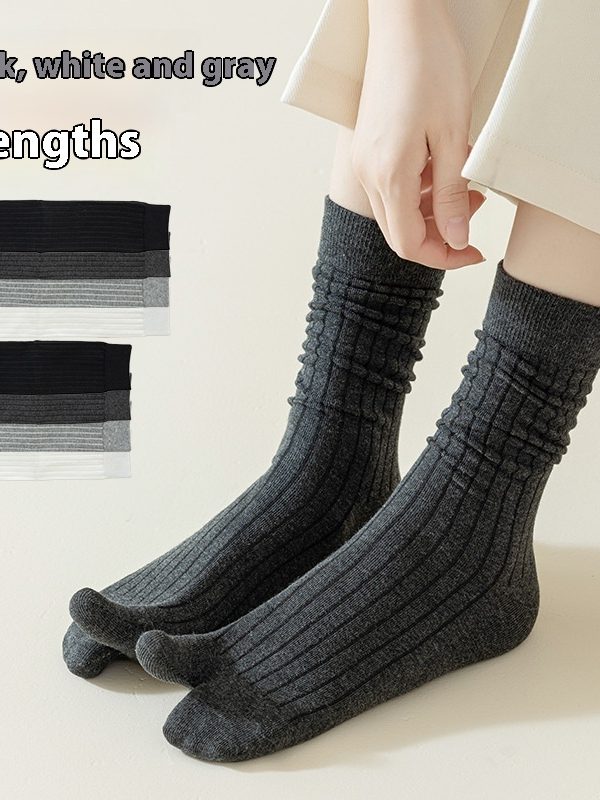 جوارب قطنية نقية بدون عظم مزيلة للعرق