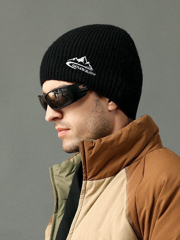 Outdoor Travel Skiing Thickened Wool Beanie Hat