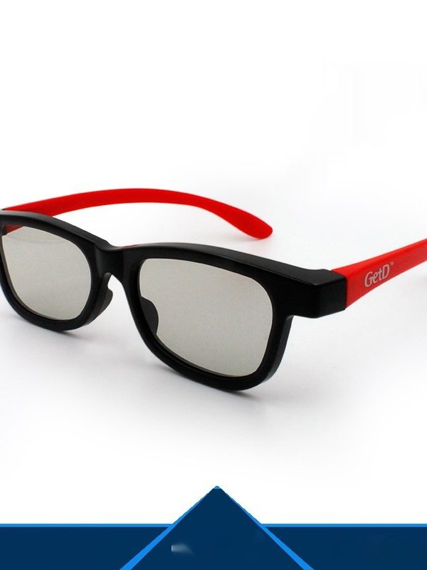 نظارات سينمائية ستيريو بعدسات دائرية مستقطبة شبه شفافة