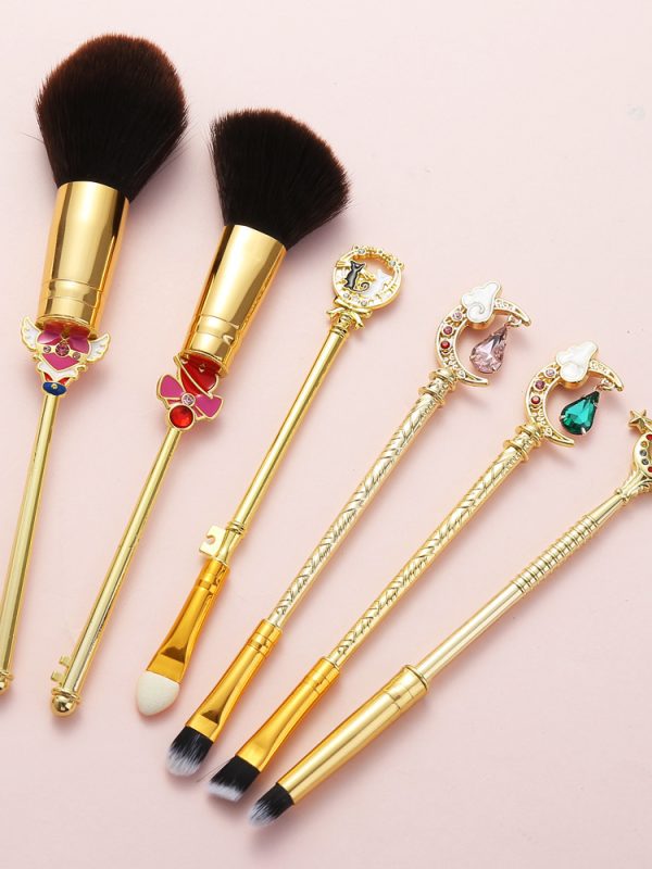 مجموعة أدوات المكياج بودرة أحمر الخدود فرشاة مجموعة فرش المكياج