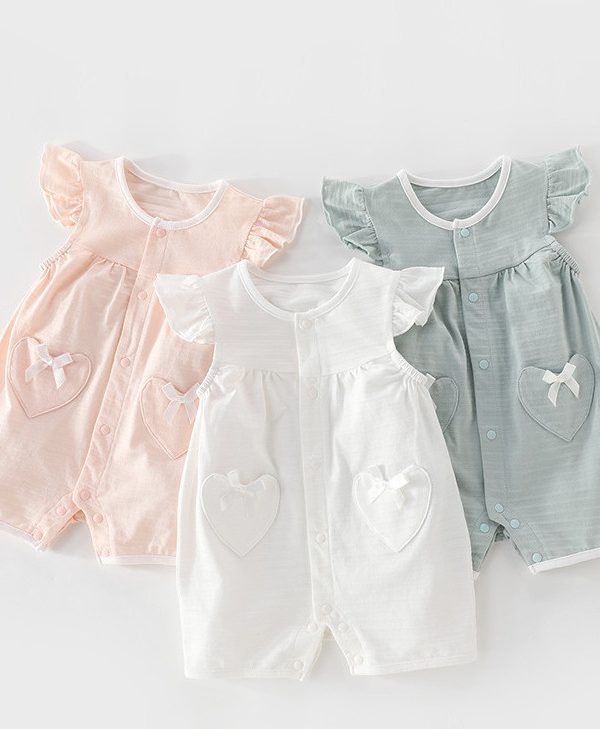 ملابس قطعة واحدة شبكية حمراء للأطفال