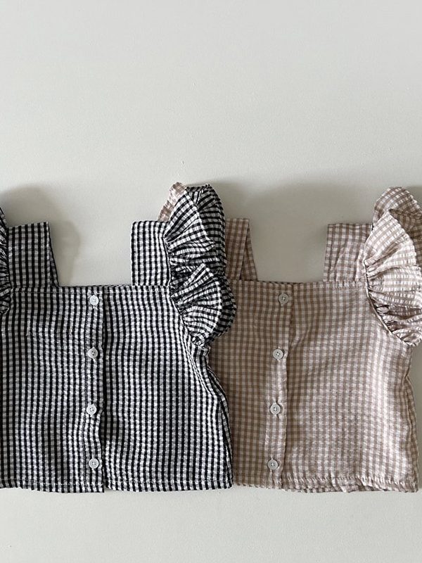 ملابس أطفال بناتية أنيقة منقوشة