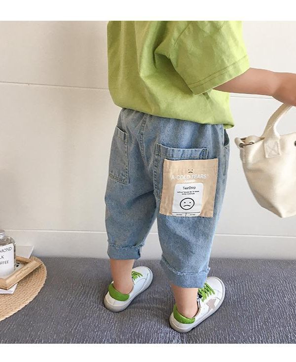 Children's cropped jeans