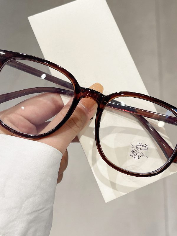 Korean Style Plain Transparent Frame Glasses