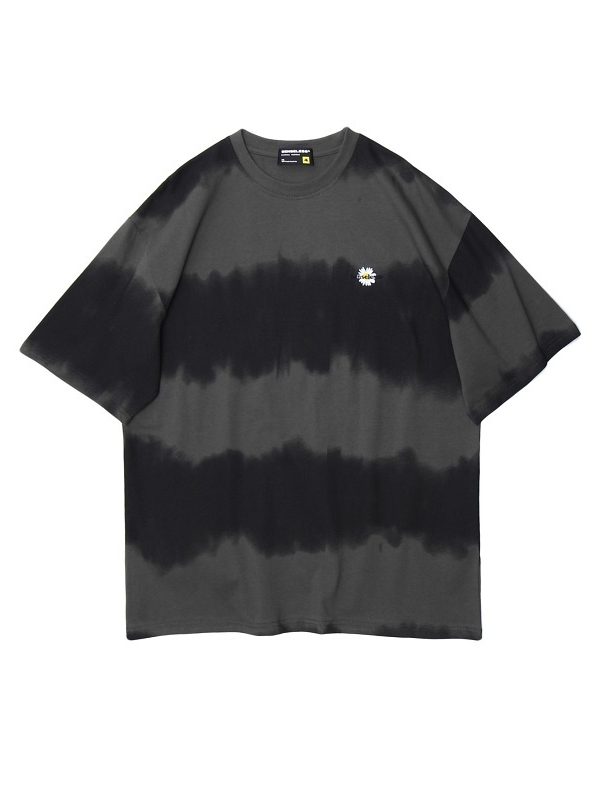 Tie-dye daisy logo short sleeve