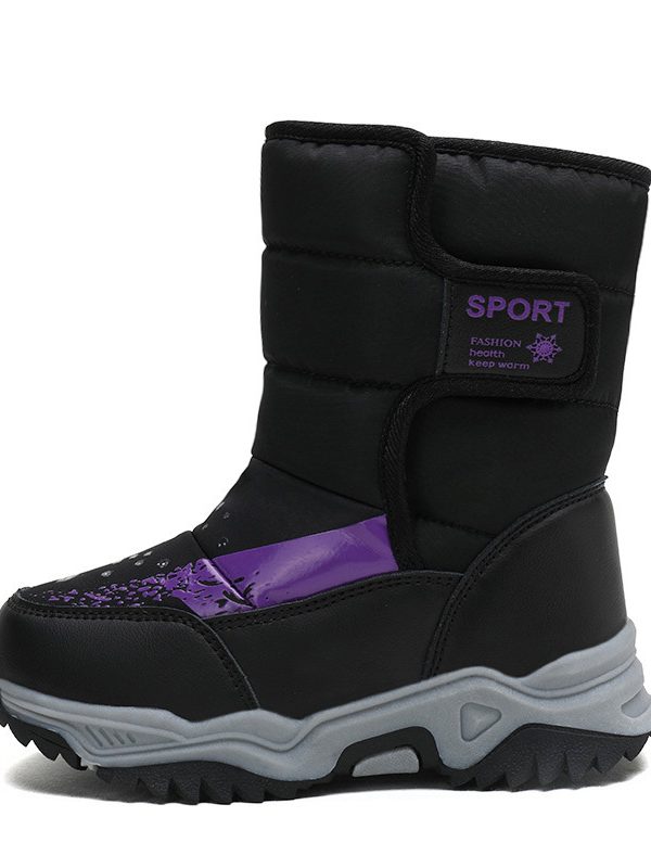 Warm medium boot Plush children's shoes