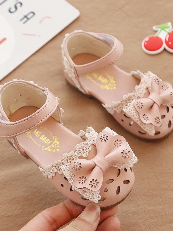 Summer Girls Shoes Baotou Baby Sandals Baby Shoes Soft Bottom Non-slip