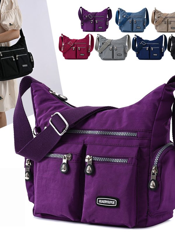 Women Shoulder Bags Multiple Pockets Waterproof Crossbody Bags