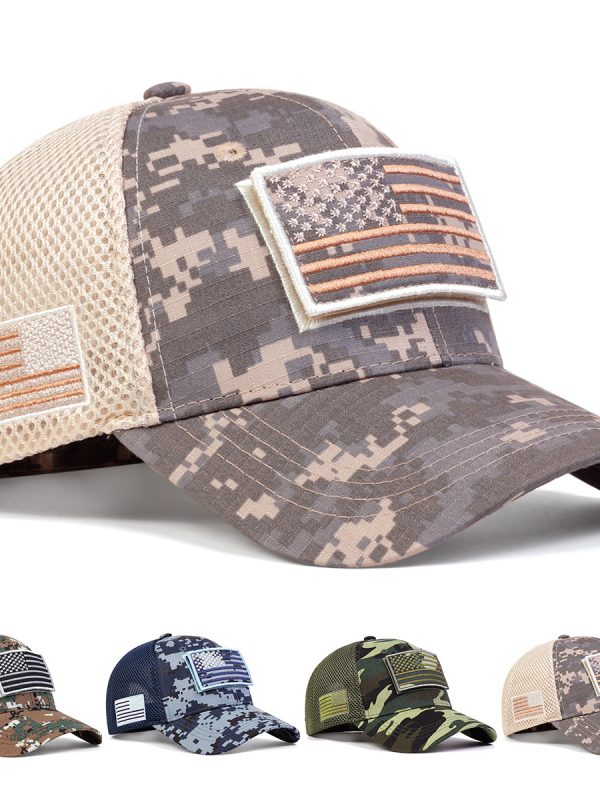 Sun Protection Sports Velcro Outdoor Military Fans Men's Camouflage Hat
