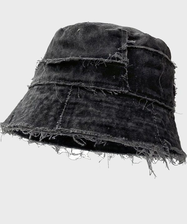 Japanese Style Washed Stitching Frayed Fisherman Hat