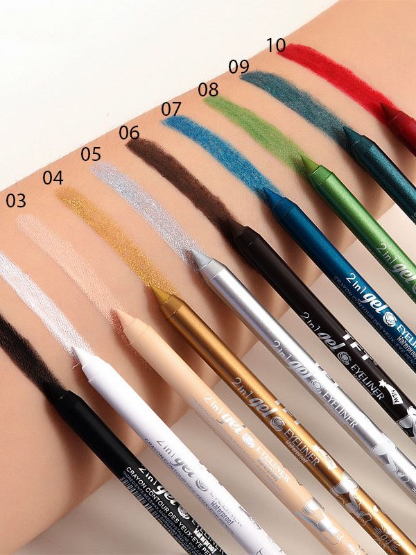 كحل طويل الأمد قلم كحل جل مقاوم للماء مكياج