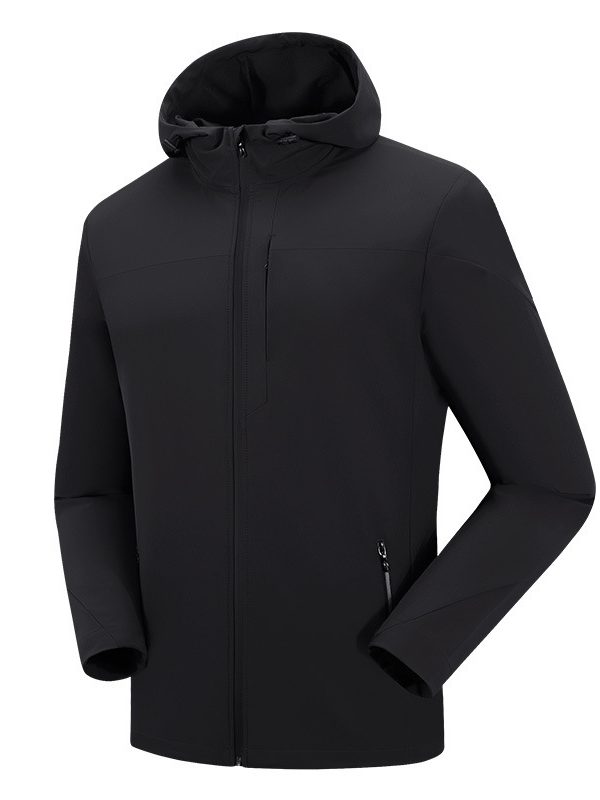 Men's movement in the spring and autumn season, men's single layer elastic mountaineering jackets, waterproof, windproof, breathable and caprant riding clothes