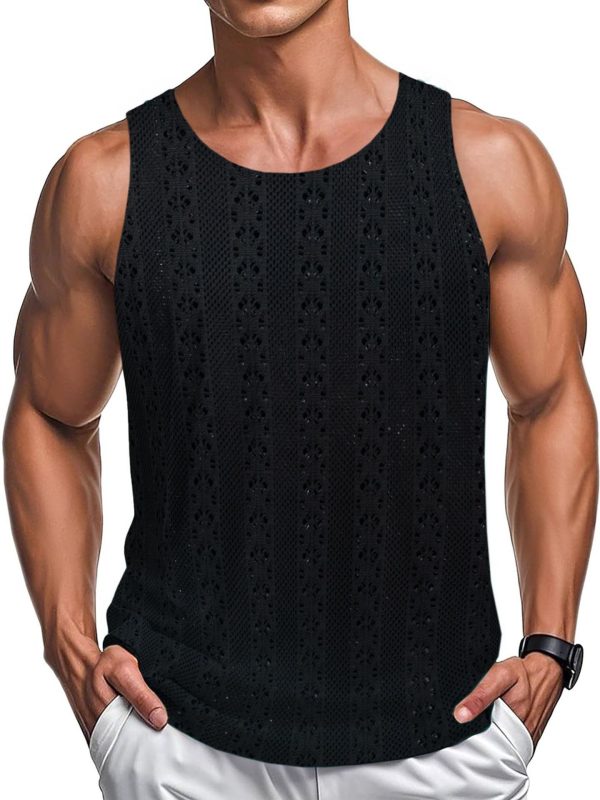 Round Neck Casual Beach Style Loose Vest