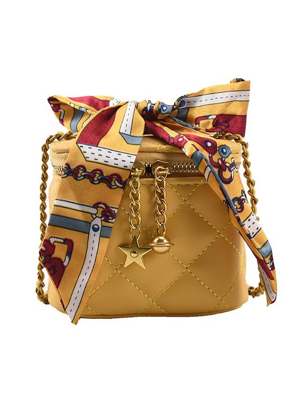 Mini Embroidery Thread Box Bag  Chain Shoulder Bag Messenger Bag