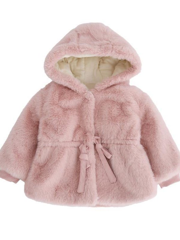 Baby Winter Clothes Kids Plus Velvet Padded Wool Sweater