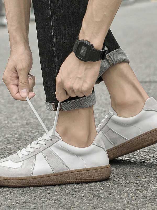 أحذية جلدية كاجوال رجالية