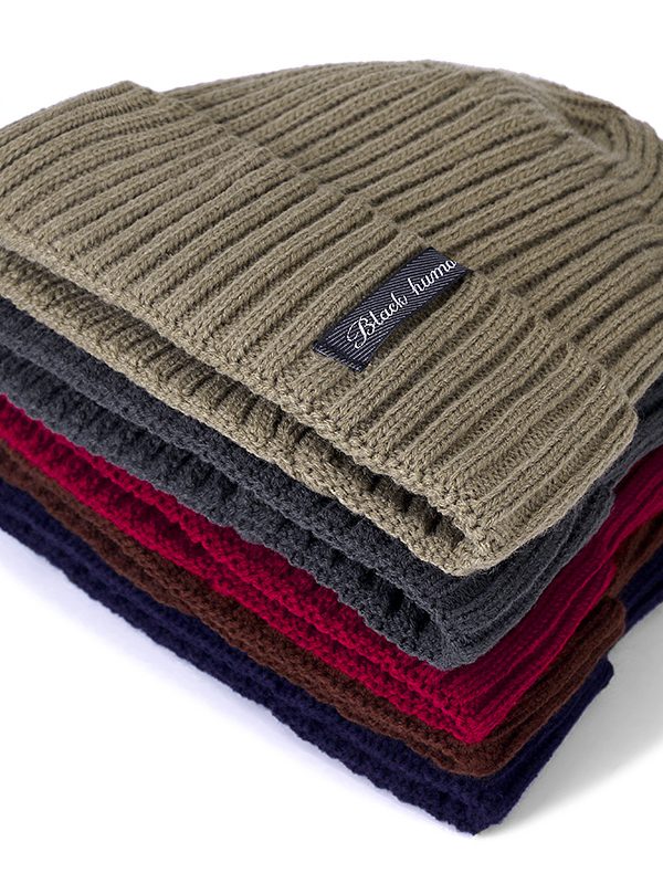 Unisex Winter Knit Letters Caps