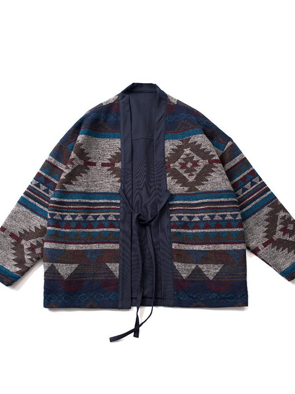 Retro Ethnic Style Cotton-padded Jacket For Men