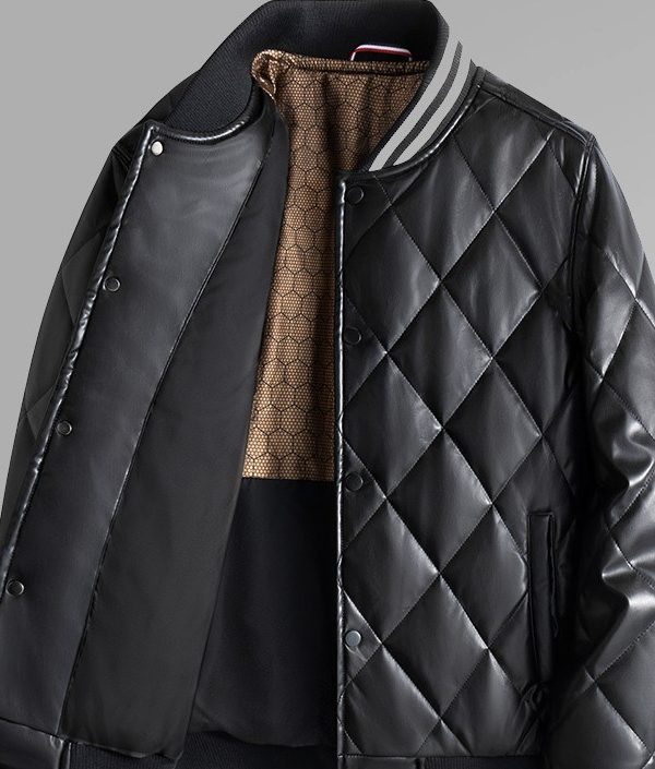 Jacket Men's Leather Coat Men's Trendy Baseball Uniform