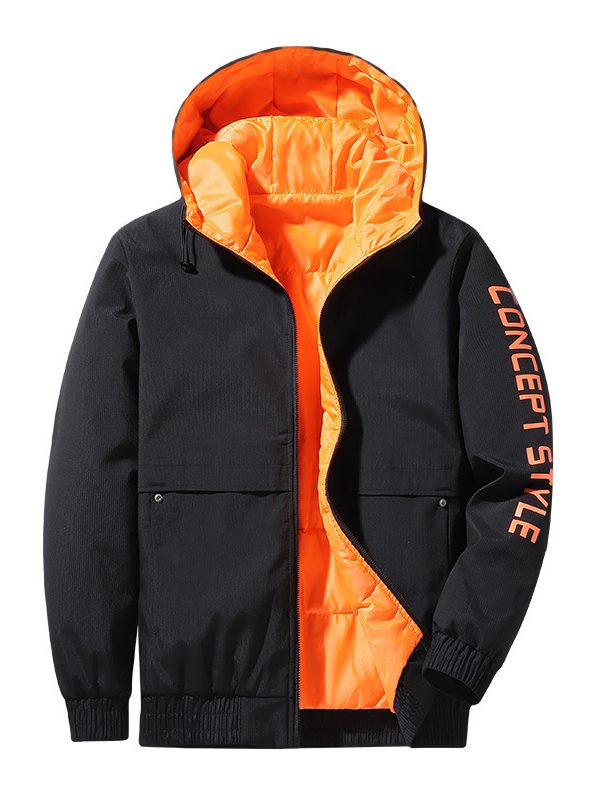 Men's Casual All-match Hooded Down Padded Jacket