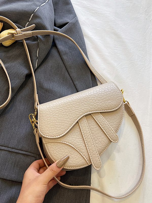 Women's Simple Shoulder Saddle Crossbody Bag
