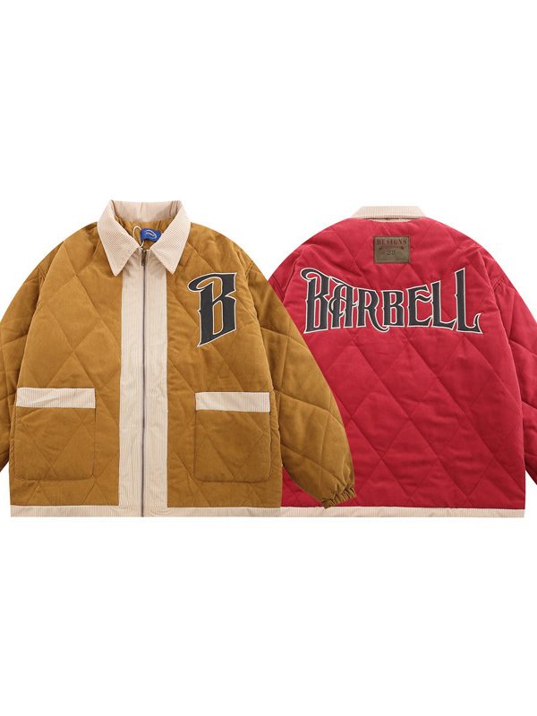 Men's Retro Lapels Thick Loose Thermal Cotton-padded Coat