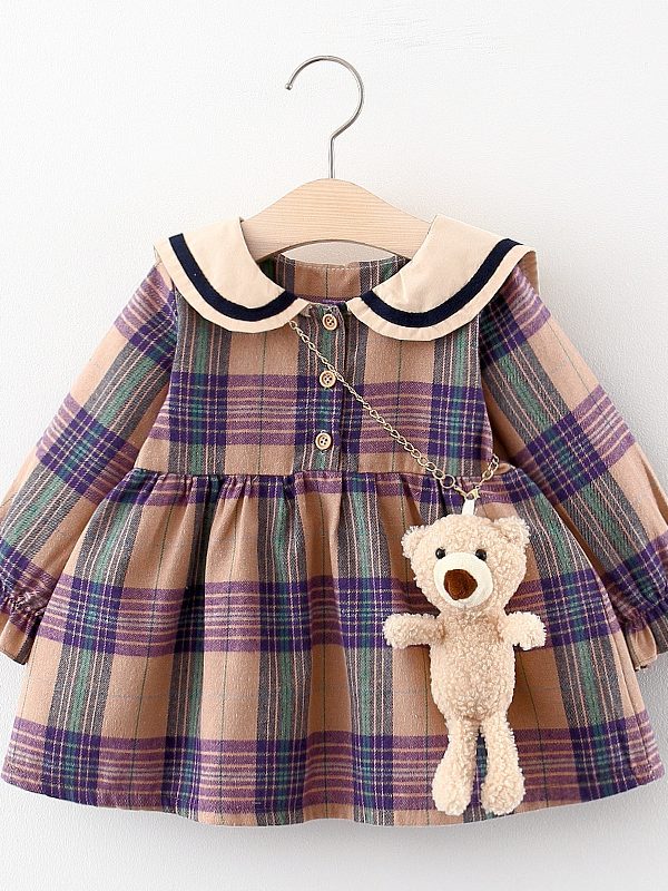 تنورة منقوشة كورية للأطفال