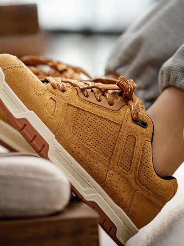 Niche Design Couple Platform Bread Shoes For Men Retro