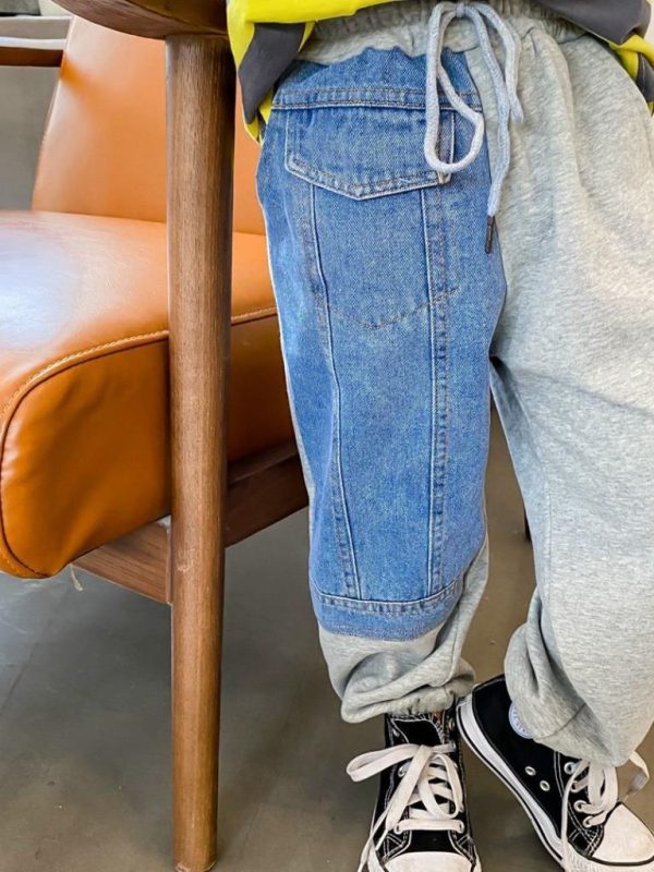 New Big Children's Version Of Baoqiu Style Children's Trousers