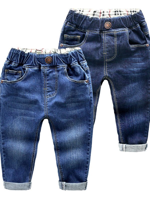 Small and medium-sized children's denim trousers