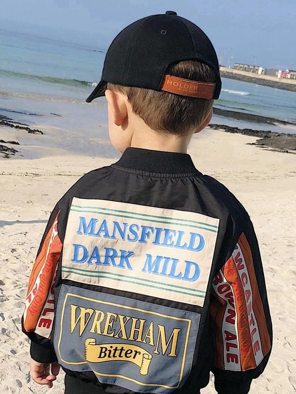 معطف للأولاد، جاكيت من البولي يوريثان، ملابس خارجية عصرية للأطفال، جاكيت دراجات نارية كاجوال، معطف جلدي للأطفال باللون الأسود